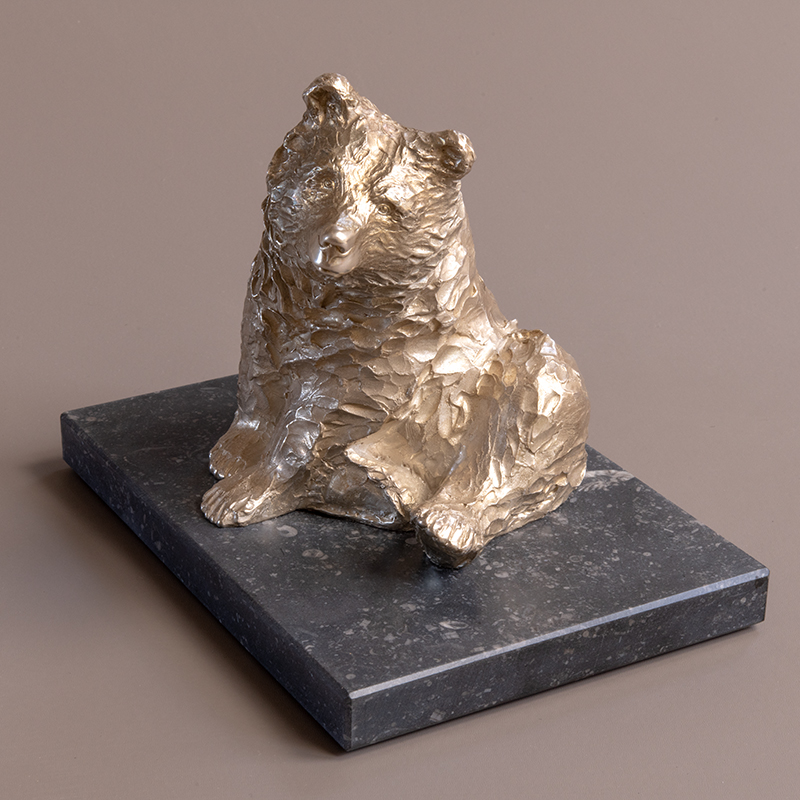 Marc Aksakow - La sièste intérrompue - silver sculpture